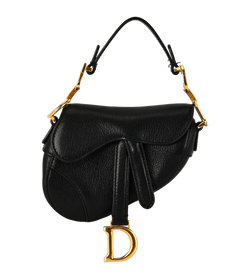 Micro Saddle, Leather, Black, 40MA0261, 3*